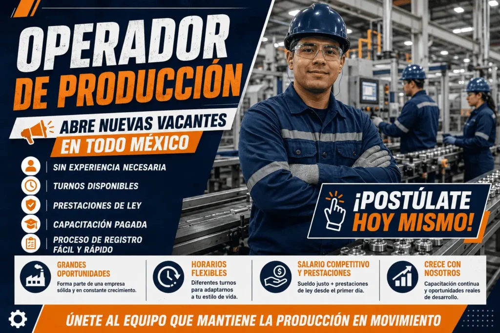 OPERADOR DE PRODUCCIÓN